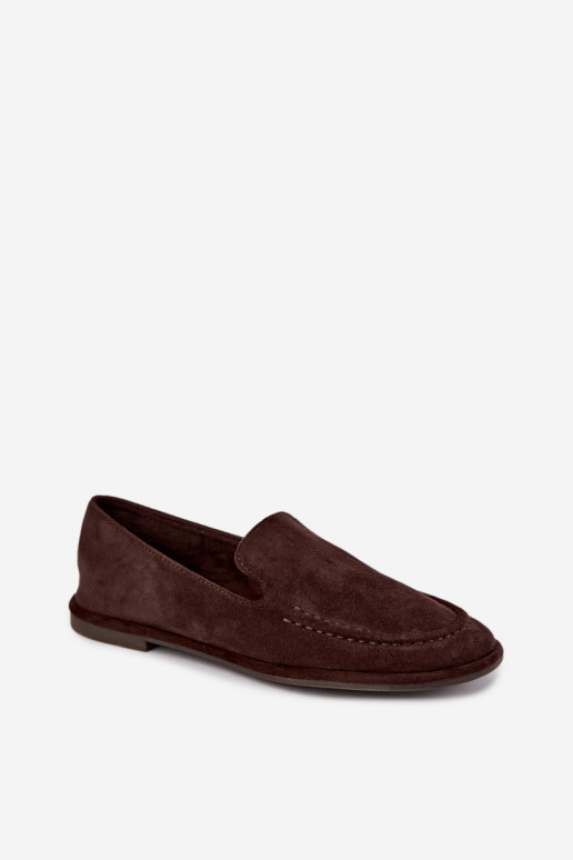 Mocassins femininos cor chocolate Mireliah