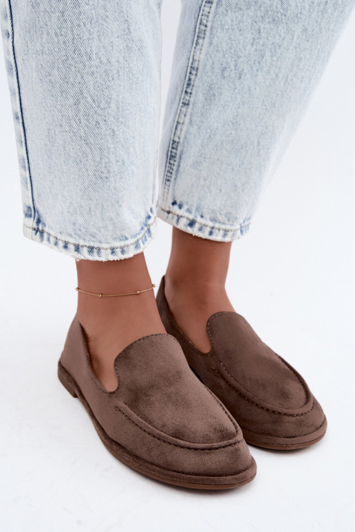 Mocassins femininos cor argila Mireliah