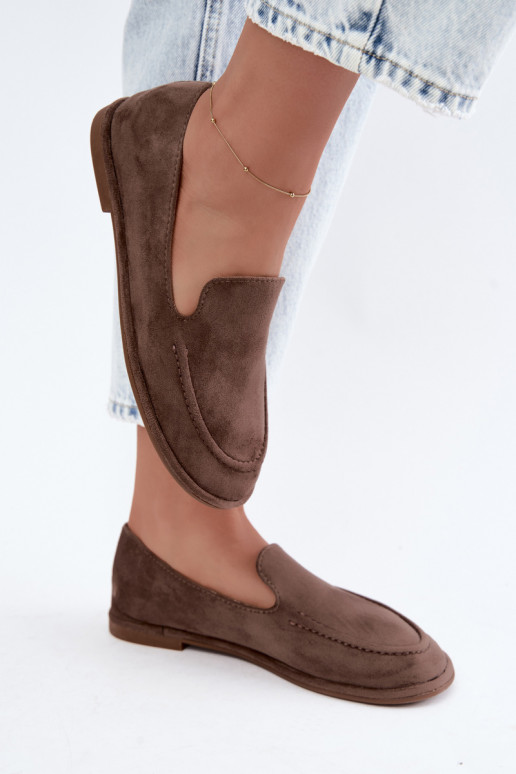 Mocassins femininos cor argila Mireliah