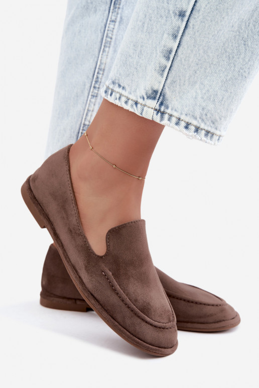 Mocassins femininos cor argila Mireliah