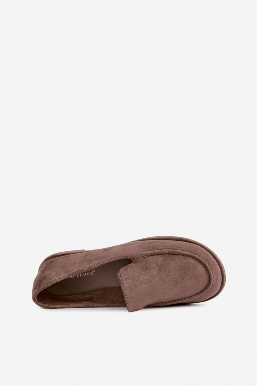 Mocassins femininos cor argila Mireliah
