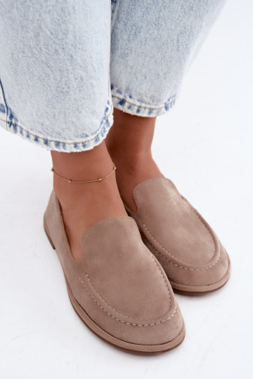 Mocassins femininos cor areia Mireliah