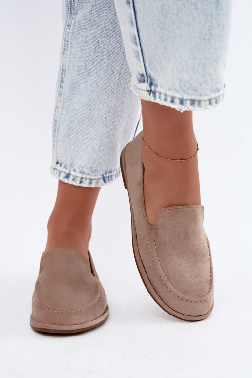 Mocassins femininos cor areia Mireliah
