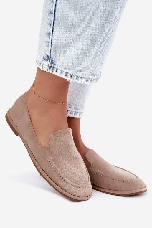 Mocassins femininos cor areia Mireliah