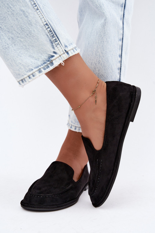 Mocassins femininos cor preta Mireliah