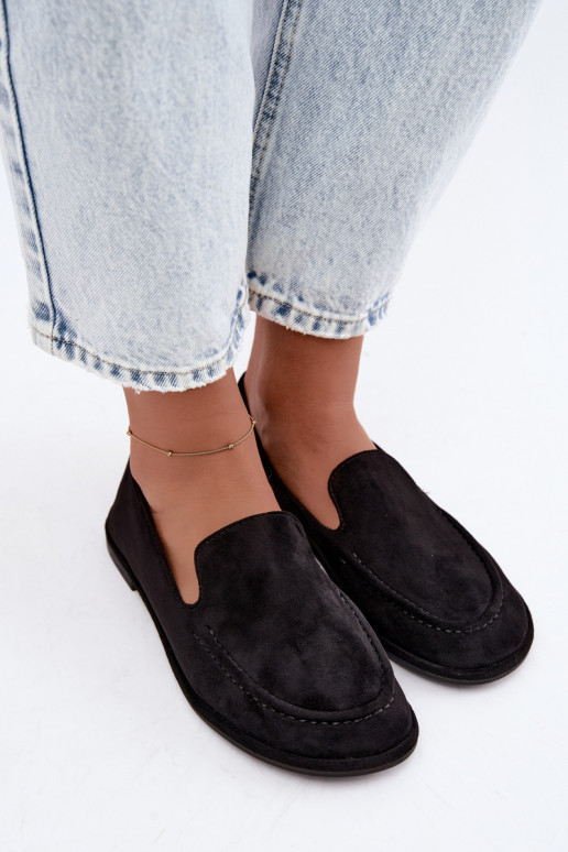 Mocassins femininos cor preta Mireliah