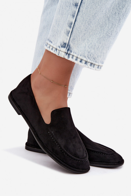 Mocassins femininos cor preta Mireliah