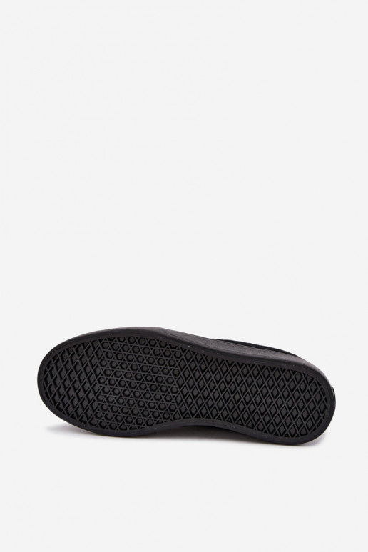 Sneakers de camurça pretos isolados para homens Big Star UU174118