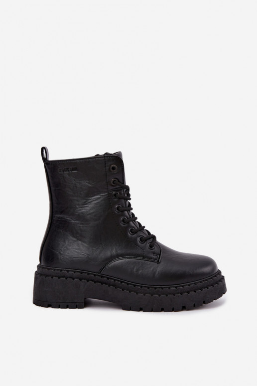 Botins femininos Big Star UU274816 em preto