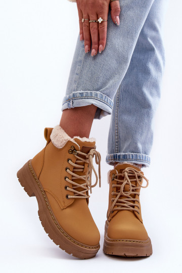Sapatos femininos castanhos com isolamento Jette