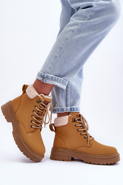 Sapatos femininos castanhos com isolamento Jette