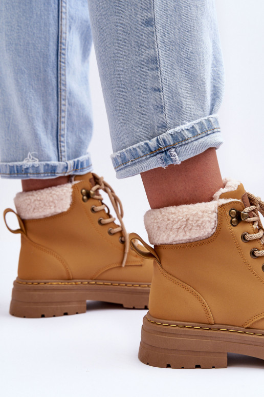 Sapatos femininos castanhos com isolamento Jette