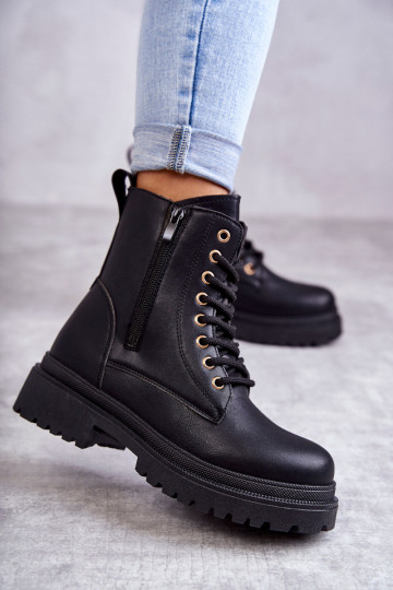 Botins isolados pretos femininos Dorchen 2