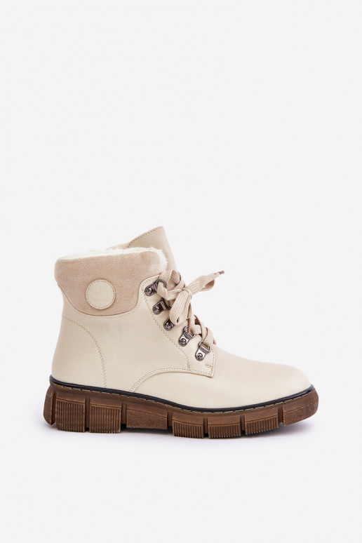 Botins isolados em areia feminino Mevanisa