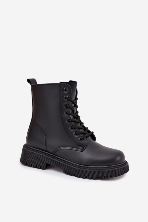Botins de trabalho isolados pretos femininos Tavera