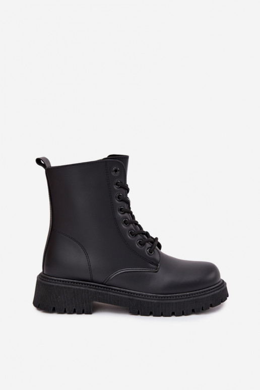 Botins de trabalho isolados pretos femininos Tavera