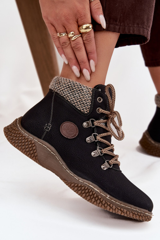 Botins isolados pretos femininos Zenaya
