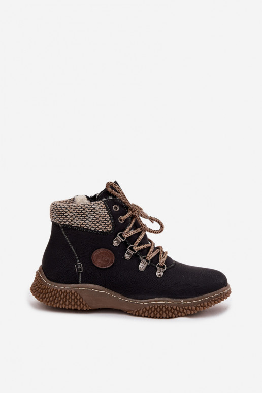 Botins isolados pretos femininos Zenaya