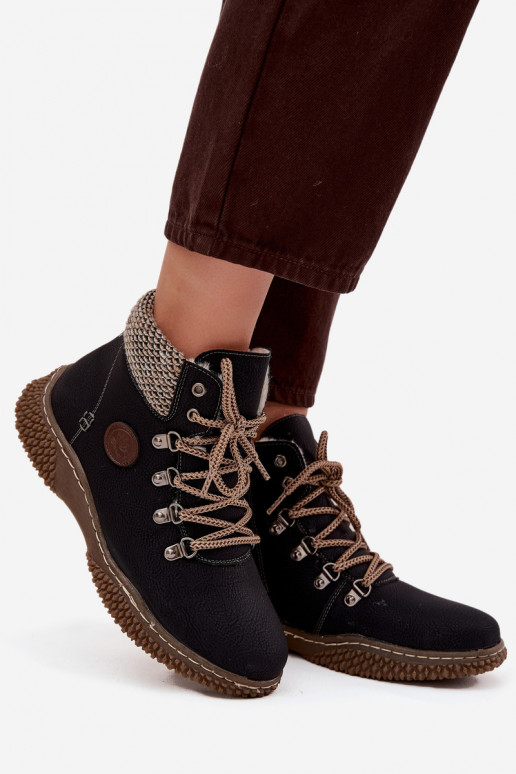 Botins isolados pretos femininos Zenaya