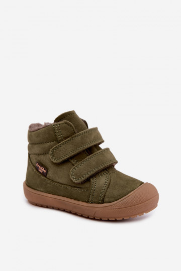 Botas de inverno em couro para crianças Froddo G2110138 verdes