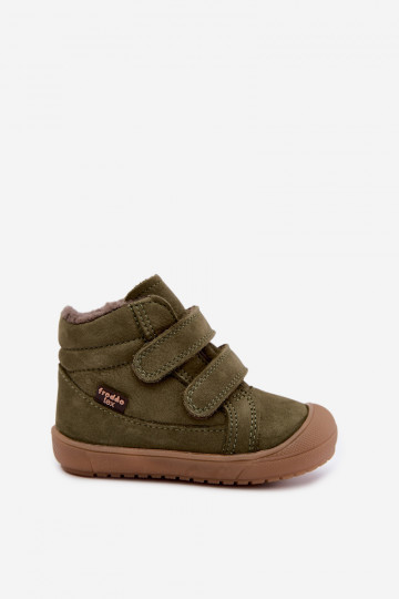 Botas de inverno em couro para crianças Froddo G2110138 verdes 2
