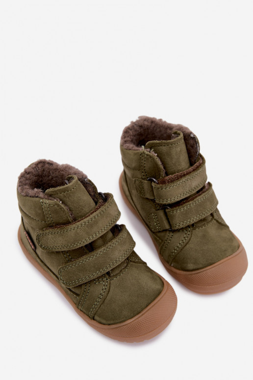 Botas de inverno em couro para crianças Froddo G2110138 verdes
