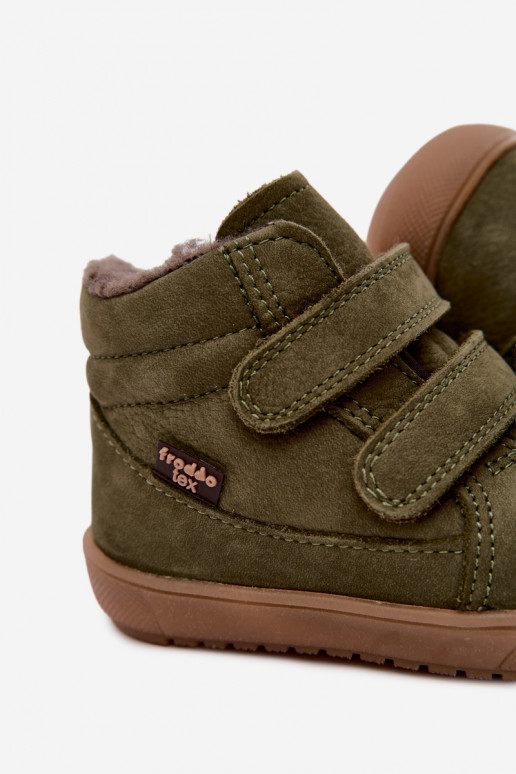 Botas de inverno em couro para crianças Froddo G2110138 verdes