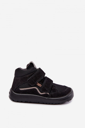 Calçado em camurça para crianças Barefoot Froddo G3110266-20 preto 2