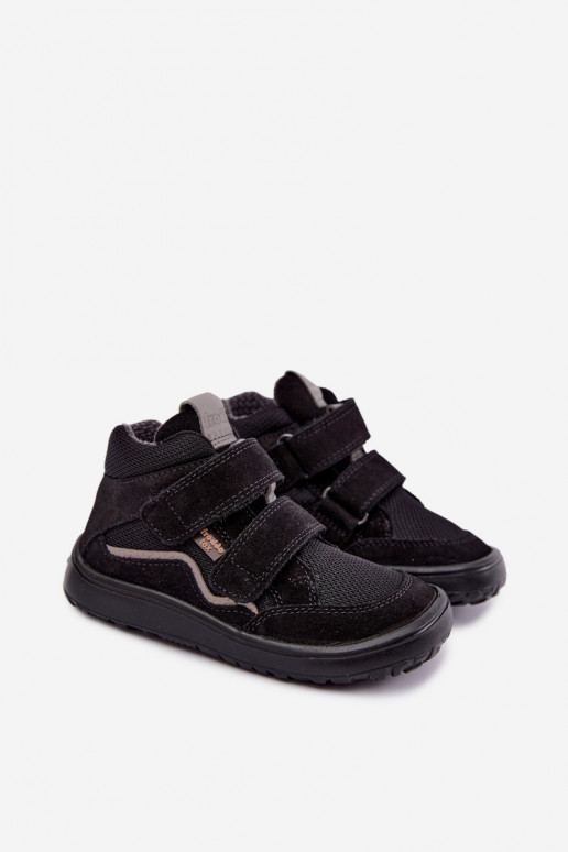 Calçado em camurça para crianças Barefoot Froddo G3110266-20 preto
