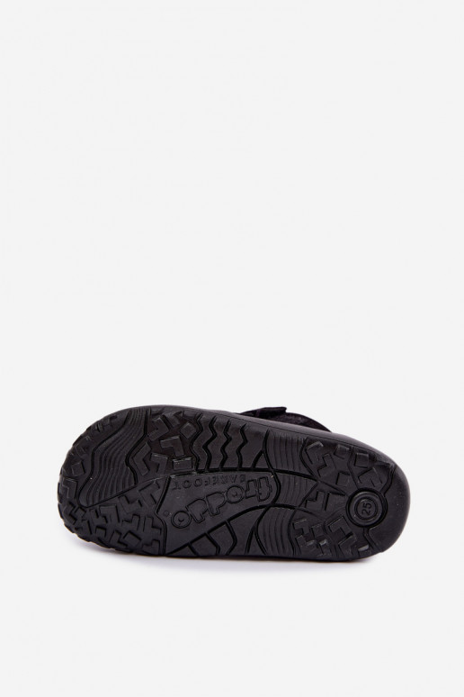 Calçado em camurça para crianças Barefoot Froddo G3110266-20 preto