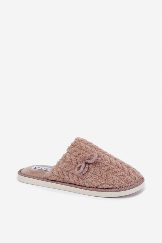 Chinelos femininos Vinceza 105109 cor areia