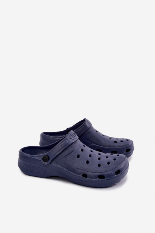 Chinelos leves para homens azul escuro Adriah