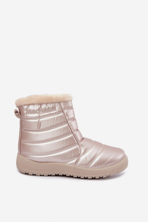 Botins femininos isolados na cor areia Mezyss