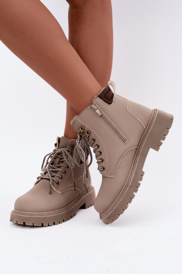 Sapatos femininos isolados, cor areia Sarvella 2