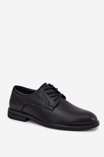Sapatos elegantes masculinos, pretos Calven