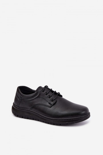 Sapatos masculinos pretos Varell