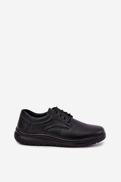 Sapatos masculinos pretos Varell