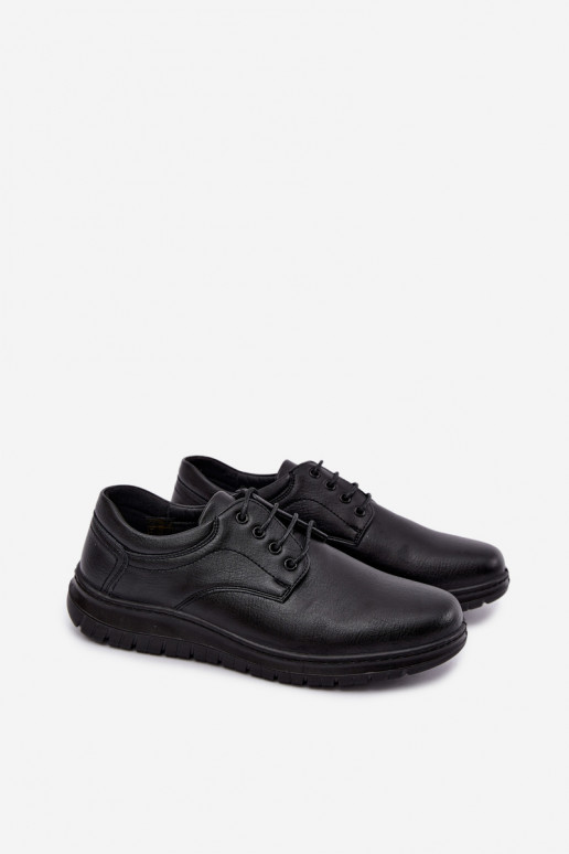 Sapatos masculinos pretos Varell