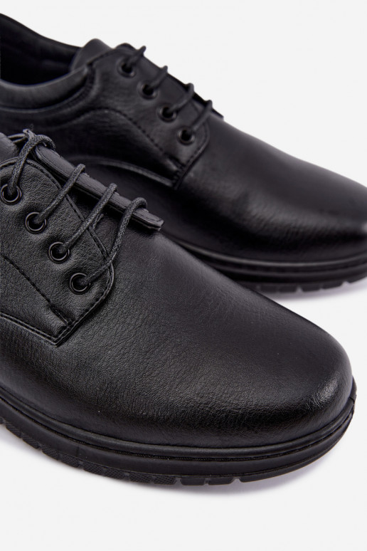 Sapatos masculinos pretos Varell