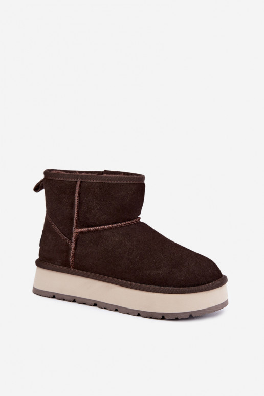Botas de neve em camurça sintética com pelo dentro Big Star UU274693