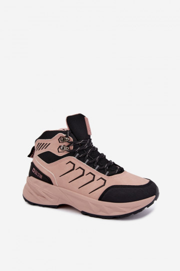 Botas de caminhada femininas Big Star UU274806 cor rosa