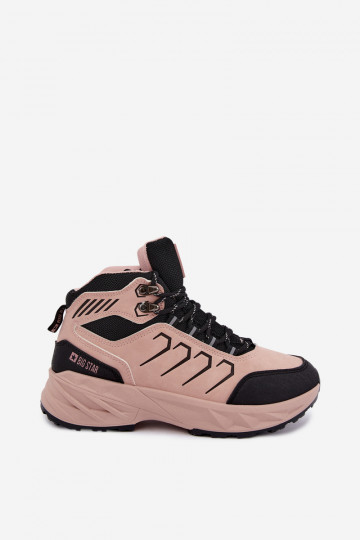 Botas de caminhada femininas Big Star UU274806 cor rosa 2