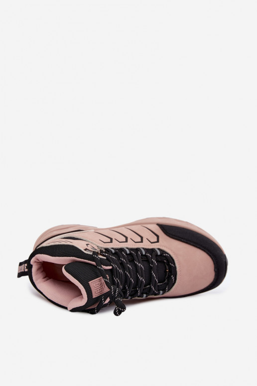 Botas de caminhada femininas Big Star UU274806 cor rosa