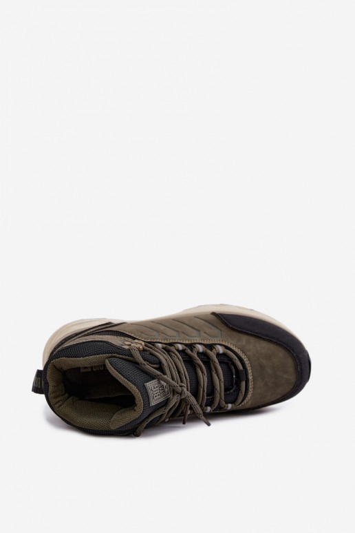 Botas de caminhada femininas Big Star UU274804 cor caqui