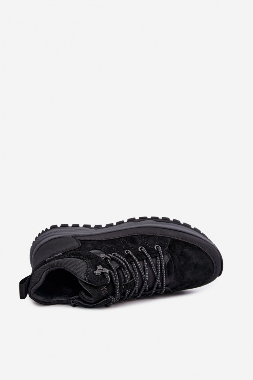 Botas isoladas de camurça para homem Big Star UU174246 pretas