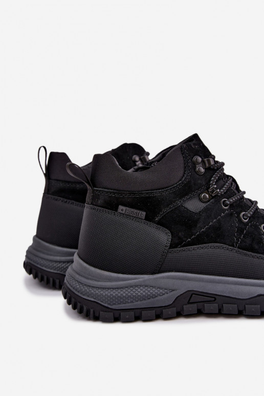 Botas isoladas de camurça para homem Big Star UU174246 pretas