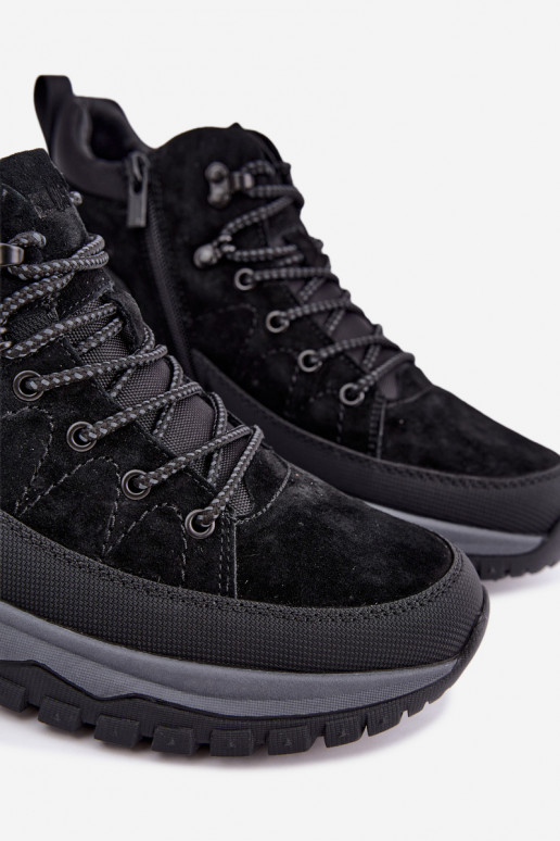 Botas isoladas de camurça para homem Big Star UU174246 pretas