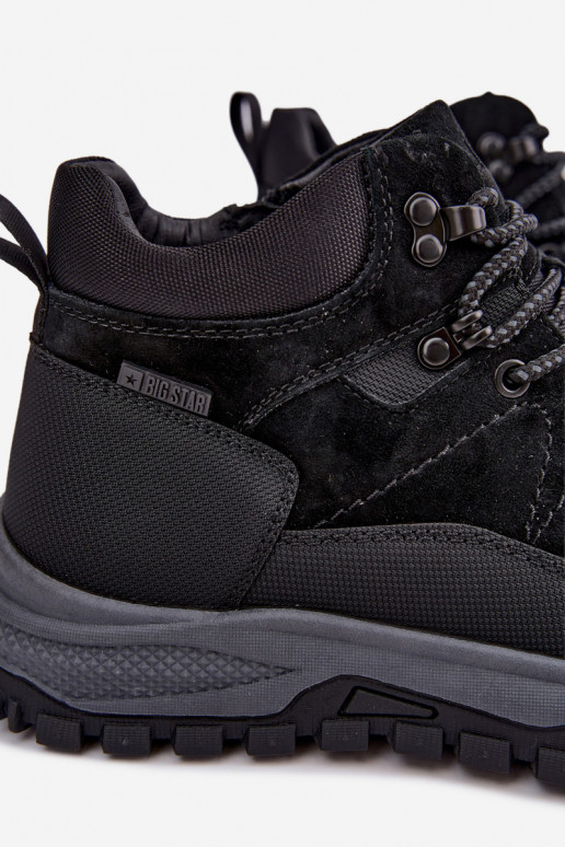 Botas isoladas de camurça para homem Big Star UU174246 pretas