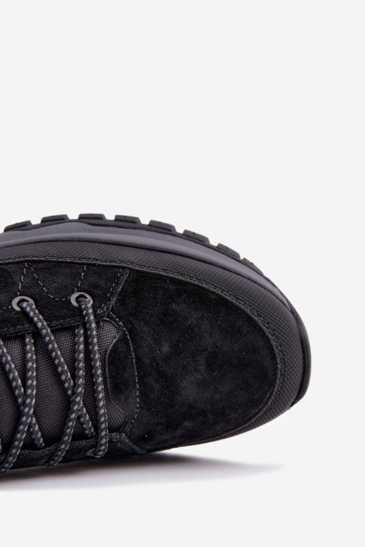 Botas isoladas de camurça para homem Big Star UU174246 pretas
