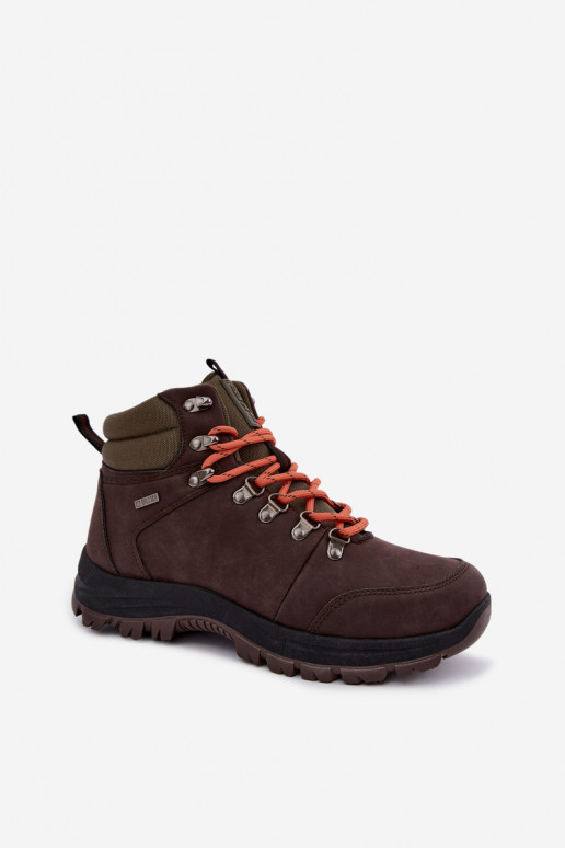 Botas de caminhada para homem Big Star UU174195 HI-Poly System castanho escuro